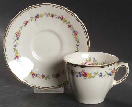 St. James Flat Cup & Saucer Set