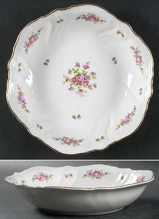 Rose 9" Round Vegetable Bowl