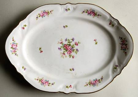 Rose 12" Oval Serving Platter