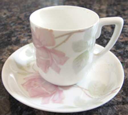 CHRISTIANIA Flat Demitasse Cup & Saucer Set