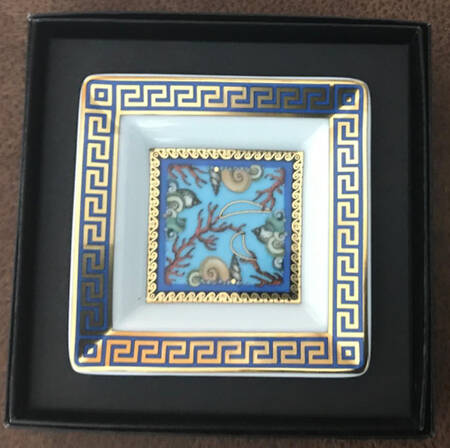 Les Tresors De La Mer 3" Square Tray