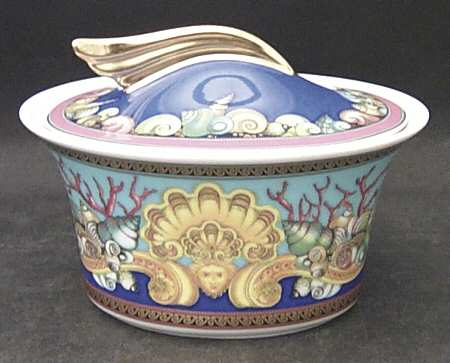 Les Tresors De La Mer Sugar Bowl & Lid