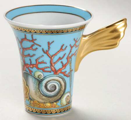 Les Tresors De La Mer Flat Demitasse Cup
