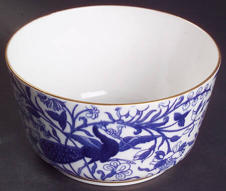 Derby Peacock Blue Open Sugar Bowl