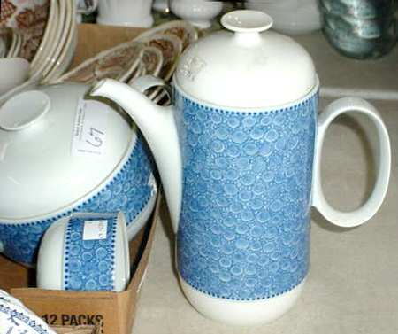 Nordic Cobalt Coffee Pot & Lid