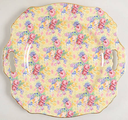 Welbeck (Earthenware, Intro 1995) Square Handled Cake Plate