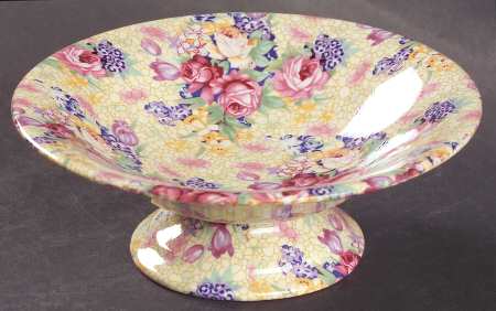 Welbeck (Earthenware, Intro 1995) Round Compote (Height X Width)