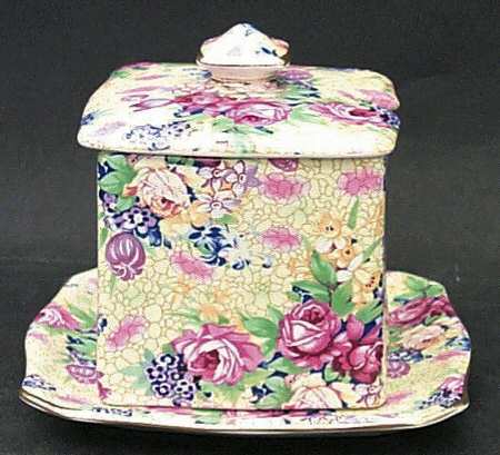 Welbeck (Earthenware, Intro 1995) Jam/Jelly & Lid W/Underplate