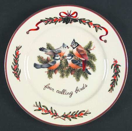 All The Days of Christmas Dessert/Pie Plate