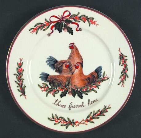 All The Days of Christmas Dessert/Pie Plate
