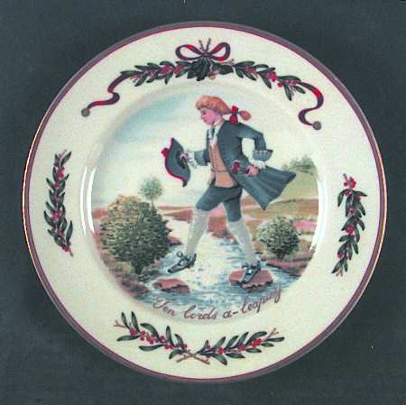 All The Days of Christmas Dessert/Pie Plate