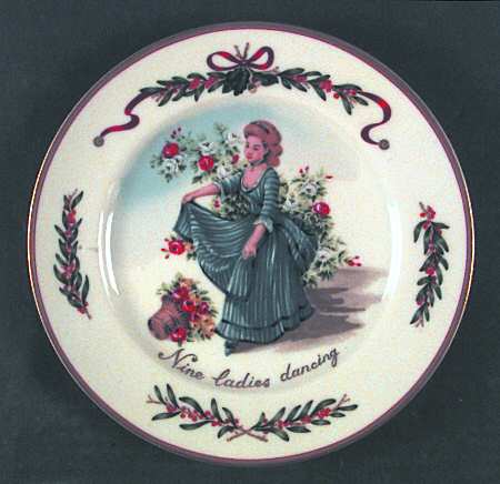 All The Days of Christmas Dessert/Pie Plate