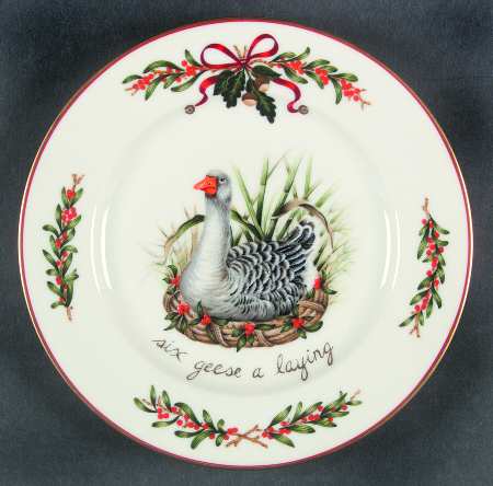 All The Days of Christmas Dessert/Pie Plate