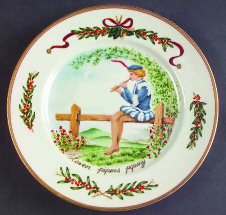 All The Days of Christmas Dessert/Pie Plate
