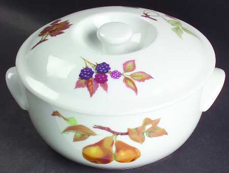 Evesham 'M' 1 Qt Round Covered Casserole