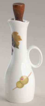 Evesham 'M' Oil/Vinegar Cruet and Wood Stopper