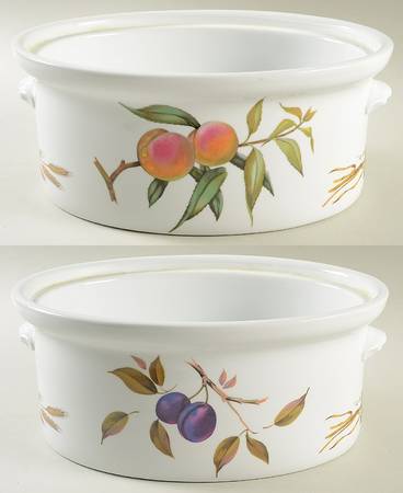 Evesham 'M' 7.5 Pt Deep Oval Casserole No Lid