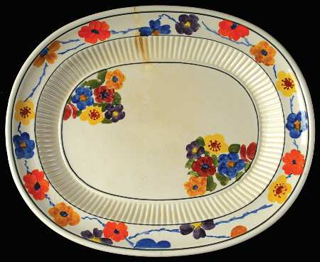 RID17 11" Oval Serving Platter
