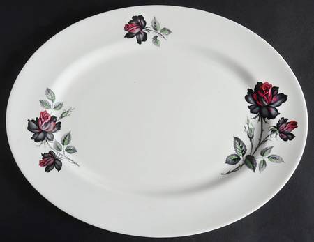 Masquerade 15" Oval Serving Platter