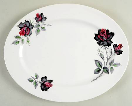 Masquerade 12" Oval Serving Platter