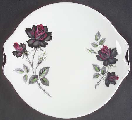 Masquerade Handled Cake Plate
