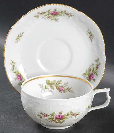 Flat Cup & Saucer Set