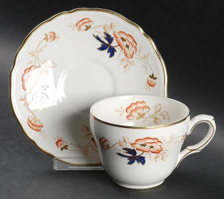 Clovelly Flat Cup & Saucer Set