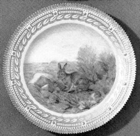 Flora Danica Game Series (Animals) Dinner Plate