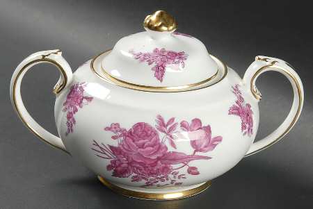 Chantilly Rose Sugar Bowl & Lid