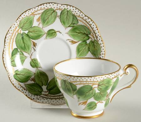 418 Footed Cup & Saucer Set