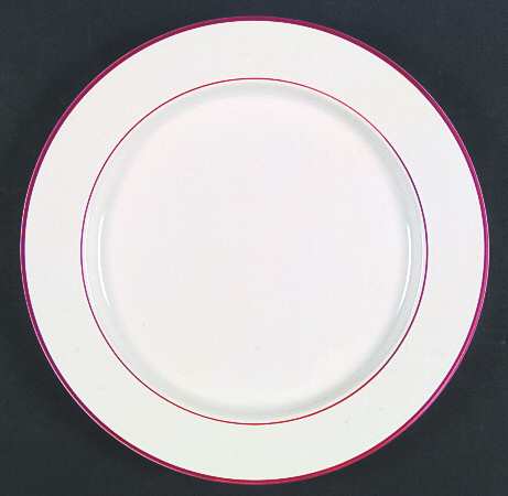 Concentrics Burgundy Dinner Plate