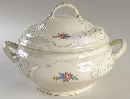 3319 (Green Trim) Tureen &  Lid