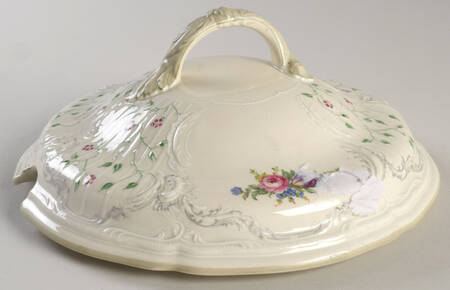 3319 (Green Trim) Lid for Tureen