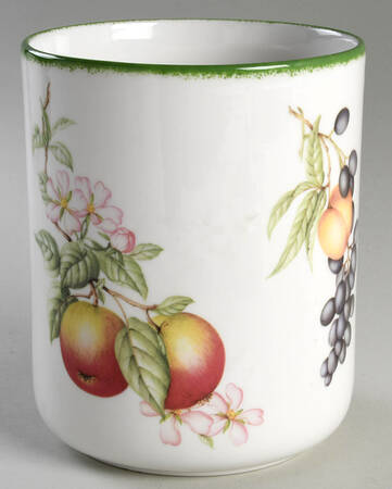Country Lane (Brushed Green Trim) Large Canister No Lid