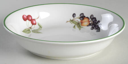Country Lane (Brushed Green Trim) Coupe Soup Bowl
