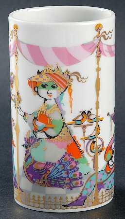 Thousand and One Nights White 4" Vase