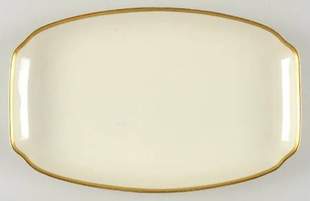 2464 (Cream) 12" Oval Serving Platter