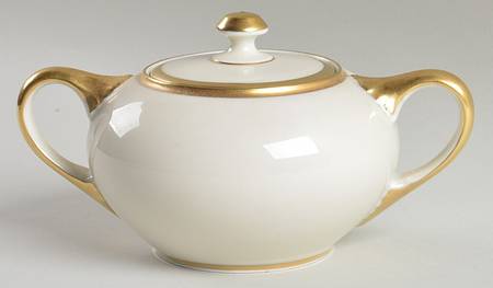 2464 (Cream) Sugar Bowl & Lid