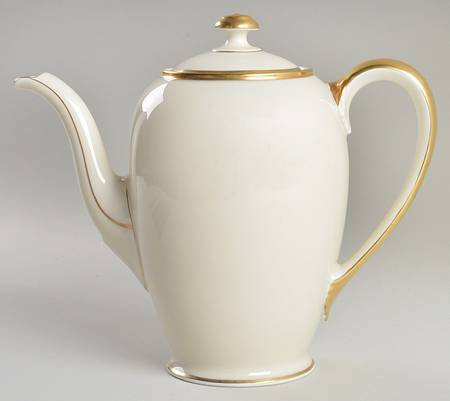 2464 (Cream) Coffee Pot & Lid
