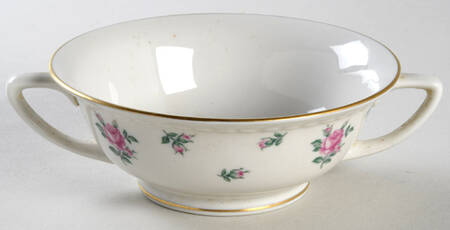 ROJ133 Footed Cream Soup Bowl