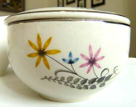 Star Flower Sugar Bowl & Lid