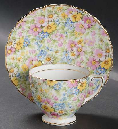 5005A Footed Demitasse Cup & Saucer Set