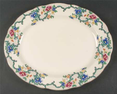 Victoria 15" Oval Serving Platter