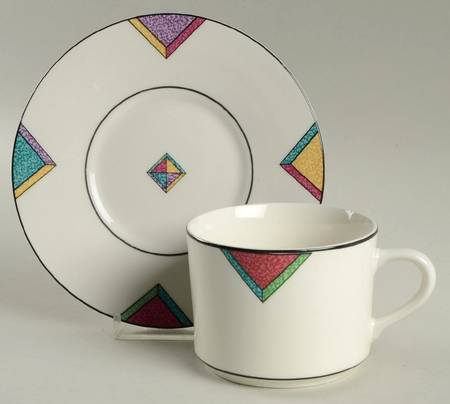 Simplicity Flat Cup & Saucer Set