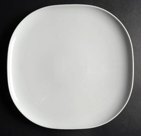 Moon White 12" Square Serving Platter