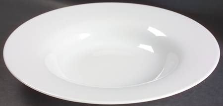 Moon White 11" Individual Pasta Bowl