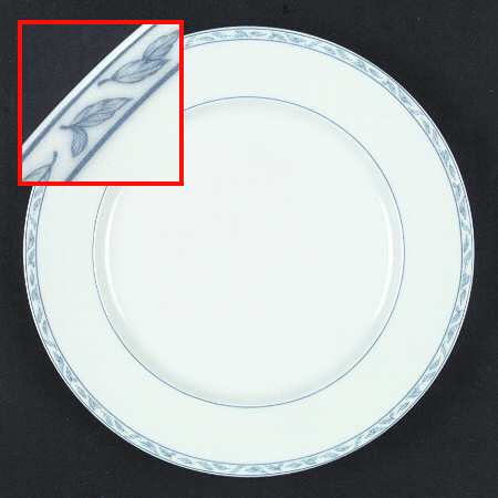 Blue Elegance Leaves by Rosenthal - Continental