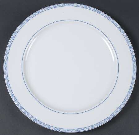 Blue Elegance Leaves Service Plate (Charger)