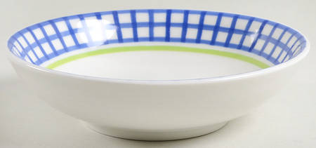 Trellis Blue Coupe Cereal Bowl