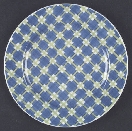 Trellis Blue Salad Plate